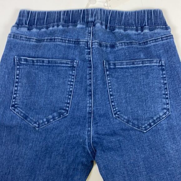 Mud Pie Blue Harlyn Fringe Jeans size Small D30 - Picture 9 of 9